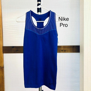NIKE PRO Cobalt Blue Tank Top/‎ Sz M